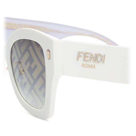 fendi black anf white glasses|authentic Fendi sunglasses.